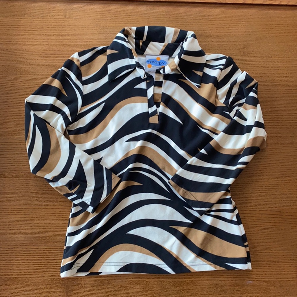 Girls size large collared shirt
